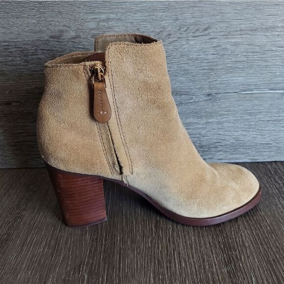 Tory Burch Junction 85mm Suede Ankle Bootie Size 9 - Picture 7 of 12